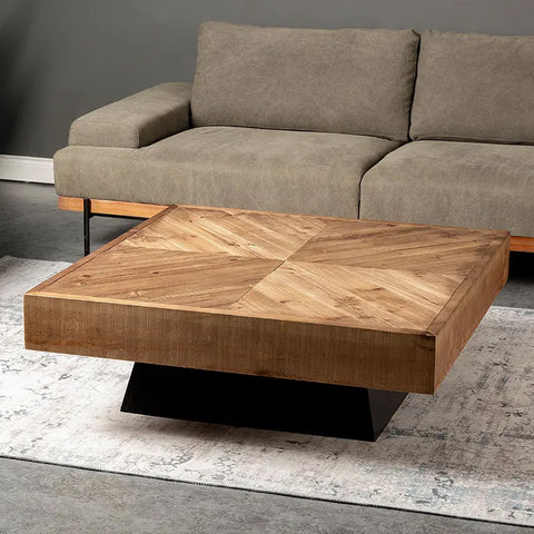 Coffee table in living room