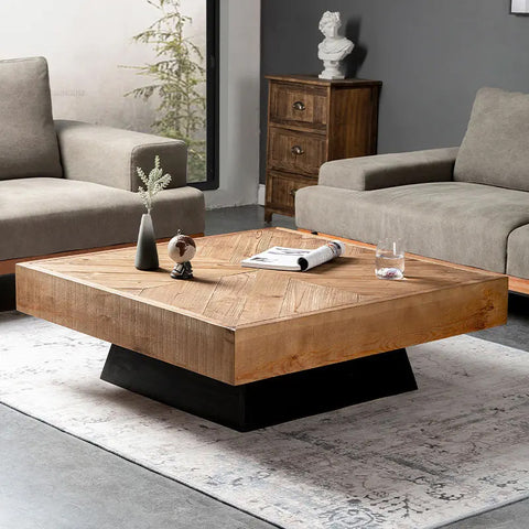 Coffee table in living room