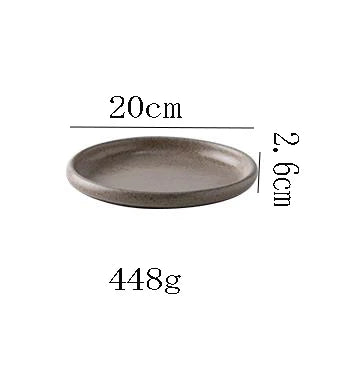 Plate with dimensions