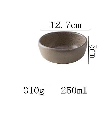 Bowl with dimensions