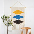 A woven hanging tapestry