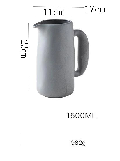 Jug with dimensions