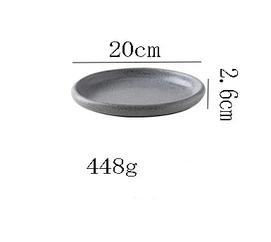 Plate with dimensions