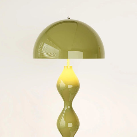 Green ophelia floor lamp top