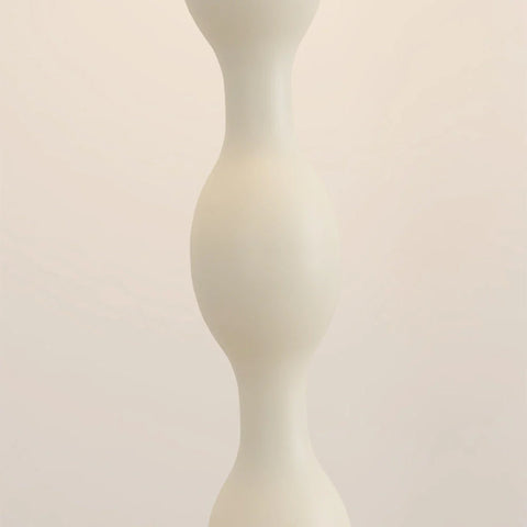 White ophelia spiral lamp