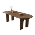 Wooden table with decor