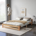 Wooden bed frame