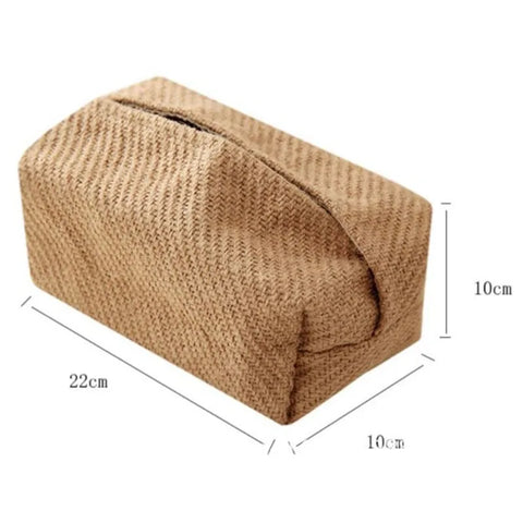 Tissue box with dimensions