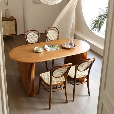 Dining table in kitchen with 4 chairs