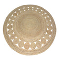 Round jute rug