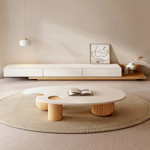 Coffee table in living room