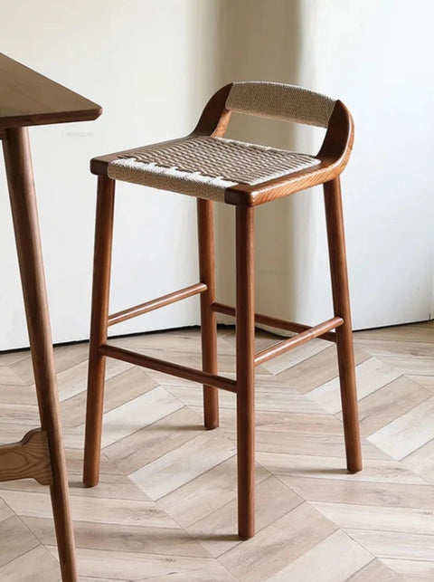 Bar stool at table