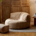 Beige lounge chair