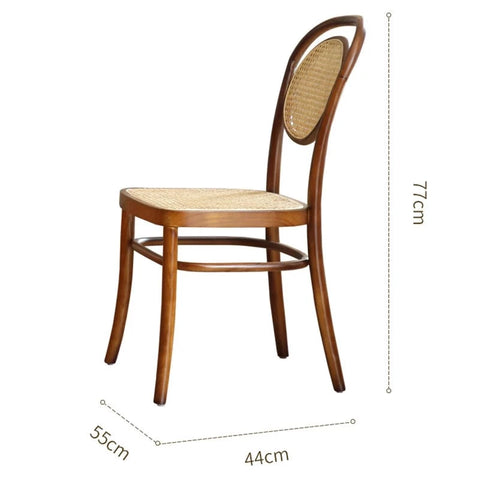 Chair with dimensions