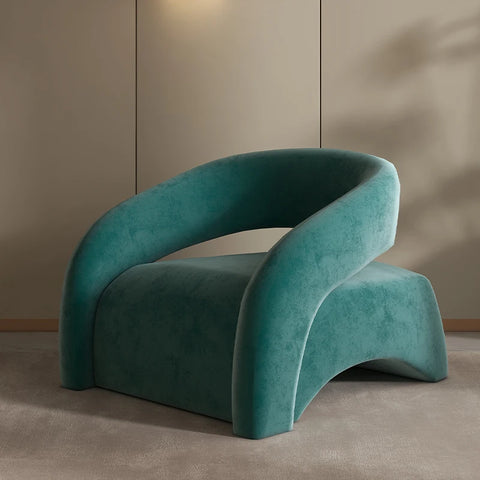 Blue armchair