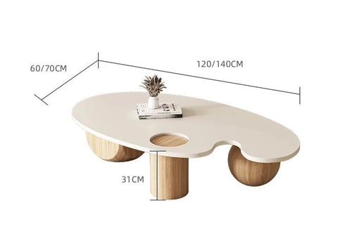 Coffee table with dimensions