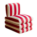 Red striped chair