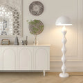 White Ophelia floor lamp in living room