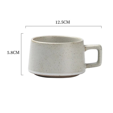 Cup with dimensions