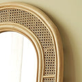 Celeste mirror rattan detailing