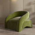 Green armchair