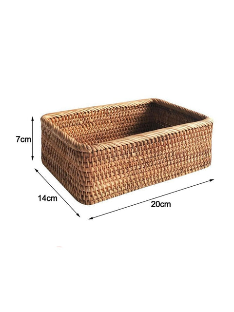 Wicker baskets with dimensions