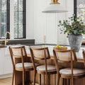 Bar chairs in kitchen