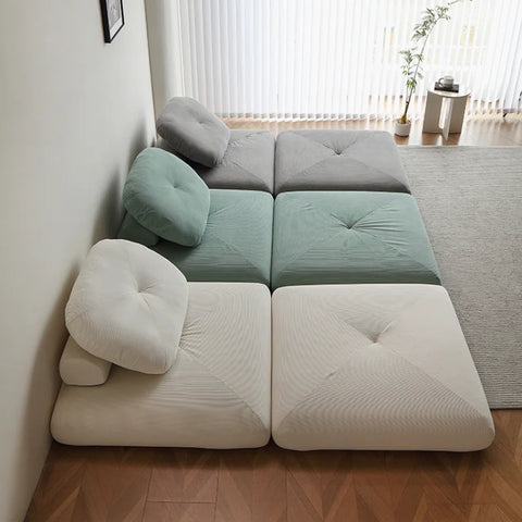 Row of sofa beds