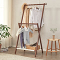 Wooden clothing rack 