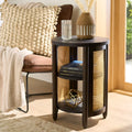 Side table with accessories