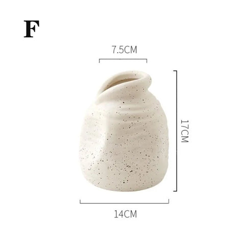 Vase with dimensions