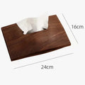 Wooden tissue box with dimensions