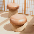 Two mushroom-shaped stools