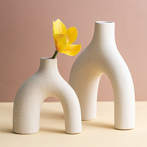 Two ceramic vases.