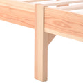 Wooden bed frame leg