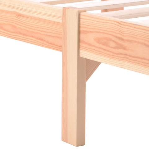 Wooden bed frame leg