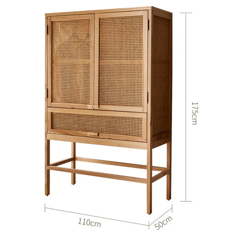 Falan wardrobe with dimensions