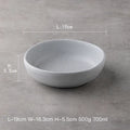 bowl with dimensions