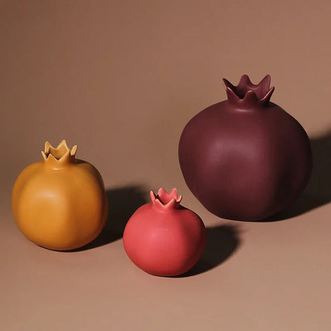 Pomegranate shape vases