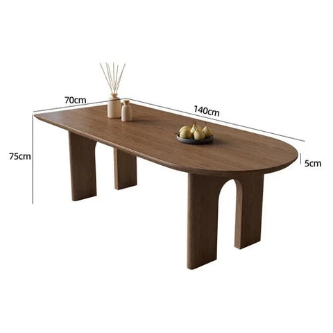 Table with dimensions