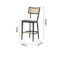 bar chair with dimensions