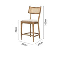 bar chair with dimensions