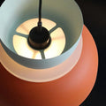 Close up of top of pendant light