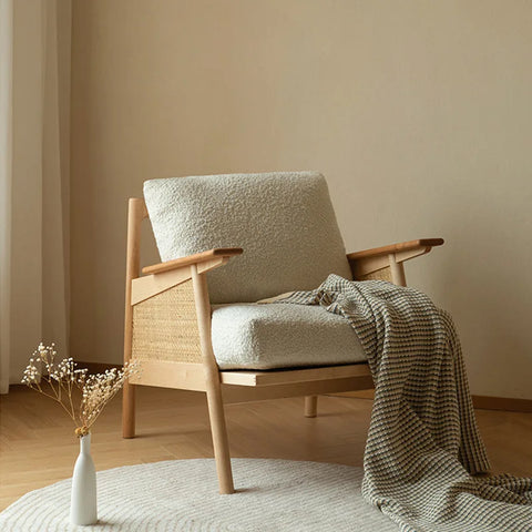 White Nova armchair