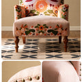 Collage of armchair in living room