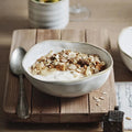 Bowls with food