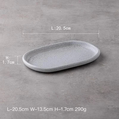 Dish with dimensions