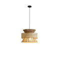 Beige rattan atlas lamp hanging