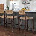 Bar chairs in kitchen