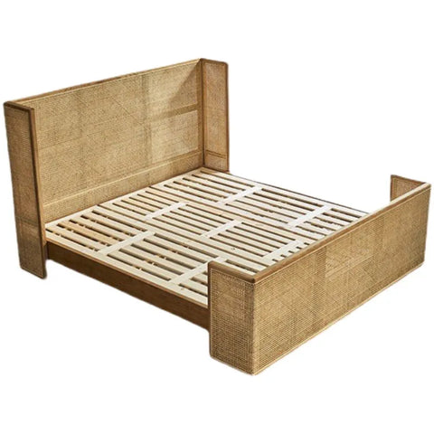 Rattan bed frame 